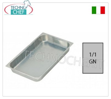 Teglie Gastronorm in alluminio Teglia Alluminio G/N 1/1 H Cm 2
