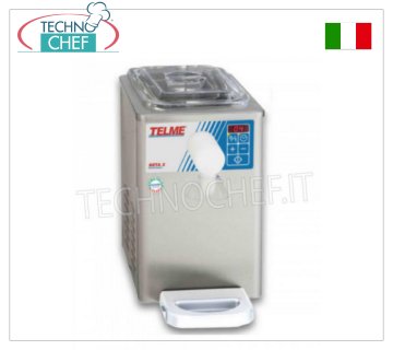 TECHNOCHEF - Montapanna Professionale da tavolo, Capacita' Riserva 2 lt, Mod.BETA2 MONTAPANNA da tavolo, CAPACITA' RISERVA 2 lt con VASCA ESTRAIBILE, con COMANDI ELETTRONICI, PRODUZIONE ORARIA: 100 lt, V. 230/1, Kw 0,3, Peso 28 Kg, dimensioni mm 250x410x400h