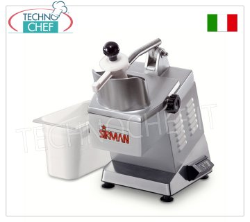 Sirman - Tagliaverdure Elettrico Professionale da Tavolo, coperchio Allumino, mod.TM-ALL