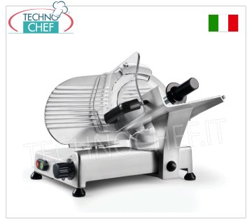 FAC - AFFETTATRICE a GRAVITA', lama Ø 220 mm, linea CURVY LINE,  ESECUZIONE CE DOMESTICO, Mod.C220AF/D