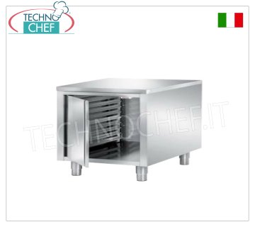 Supporto Base armadiata per Forni con guide per 7 teglie Gastro-Norm 2/1 (cm 65x53)