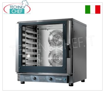 TECNODOM - Forno Convezione Elettrico 7 Teglie GN 1/1 o cm 60x40, dim.mm.840x920x935h