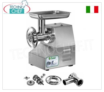 Fimar - Tritacarne Tipo 22, Professionale con Gruppo Macinazione INOX -Totalmente SMONTABILE