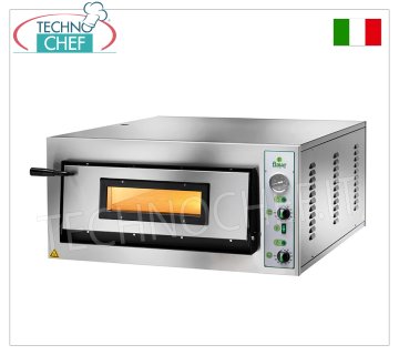 FIMAR - Forno pizza elettrico per 6 Pizze da 30 cm,1 camera cm 61x91,5 - Comandi Meccanici