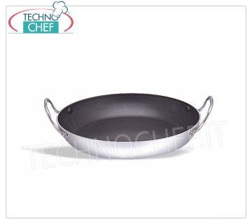 Padella in Alluminio antiaderente con manici in acciaio inox, Ø mm 320