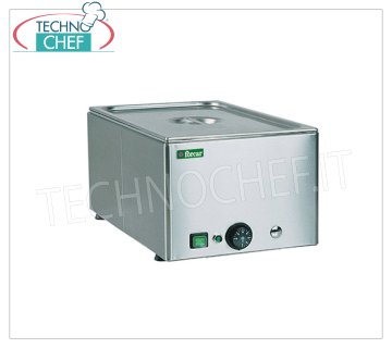 FORCAR - BAGNOMARIA ELETTRICO da TAVOLO, Capacità 1 x GN 1/1, dim.mm.540x330x220h