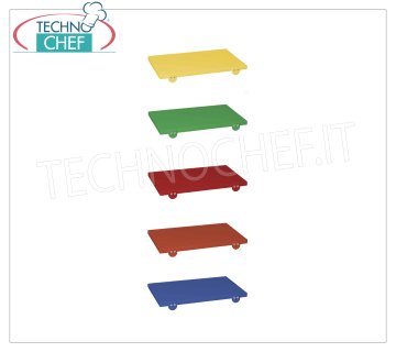 TAGLIERI in POLIETILENE COLORATI per DIVERSIFICAZIONE D'USO, con BATTENTE - mm 500x300, H 20