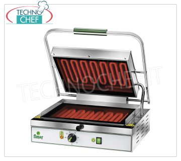 PIASTRA - FRY TOP ELETTRICO in Vetroceramica, MEDIA, LISCIA