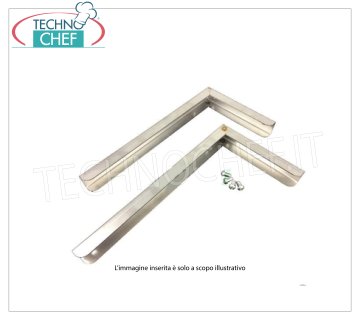 Technochef - Coppia di supporti a muro