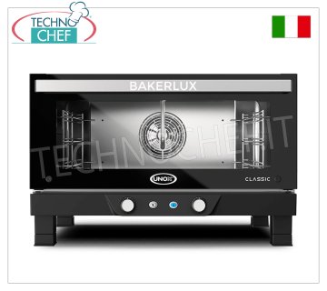 UNOX - Forno Convezione elettrico per 3 Teglie da mm.600x400 - dim.mm.800x752x515h