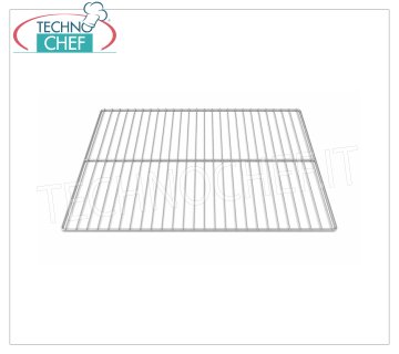 GRIGLIA Piana Cromata. Non compatibile con lievitatori LIEVOX - dim.mm.600x400x6h