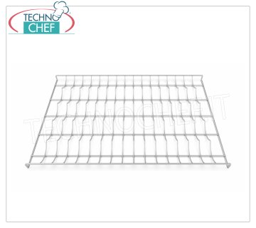 GRIGLIA CROMATA ultraleggera, sagomata a 5 CANALI - dim.mm.600x400x27h