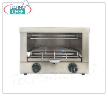 TOSTIERA INOX ad 1 PIANO, capacità max 3 TOAST