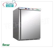 Armadio frigo statico EcoLine mod. G-ER200 Forcar, cap.130 litri, +2°/+8°C,  2+1 griglie, 60x58,5x85,5h cm, 100W, Monofase