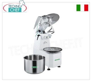 Fimar - IMPASTATRICE a SPIRALE da Kg 18 (vasca da lt.22) - Con Testa Solllevabile e Vasca  Estraibile