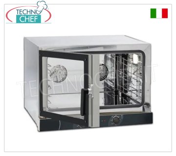 TECNODOM-FORNO CONVEZIONE  Elettrico per 4 Teglie GN 1/1 (mm 325x530), dim.mm.685x680x580h
