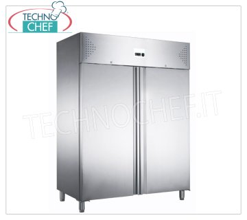 Technochef - Armadio Frigo 2 Porte, lt.1300, Ventilato, Temp.-2°/+8°C