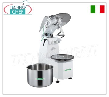 Fimar - IMPASTATRICE a SPIRALE da Kg 25 (vasca da lt.32) - Con Testa Solllevabile e Vasca Estraibile