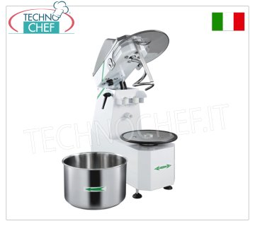 Fimar - IMPASTATRICE a SPIRALE da Kg 38 (vasca da lt.42) - Con Testa Solllevabile e Vasca Estraibile