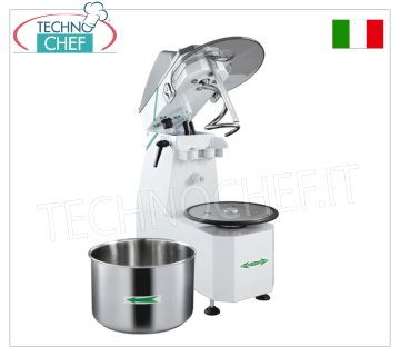 Fimar - IMPASTATRICE a SPIRALE con Vasca da 50 Kg (vasca da lt.62) - Con Testa Solllevabile e Vasca Estraibile