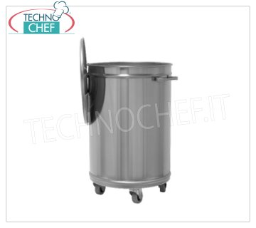 Pattumiere in acciaio inox