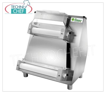 FIMAR - Stendipizza inox con 2 coppie di rulli paralleli da mm 420